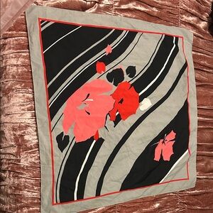 Floral Patterned Scarf vintage